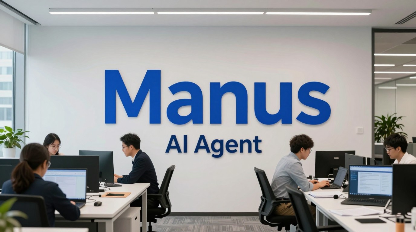 ภาพสร้างด้วย AI (ไม่ใช่ภาพถ่ายจริง) ประกอบข่าว Manus ระดมทุนกว่า 500 ล้านดอลลาร์ ครั้งแรกหลังดีลควบรวมกับ Meta ล่ม
