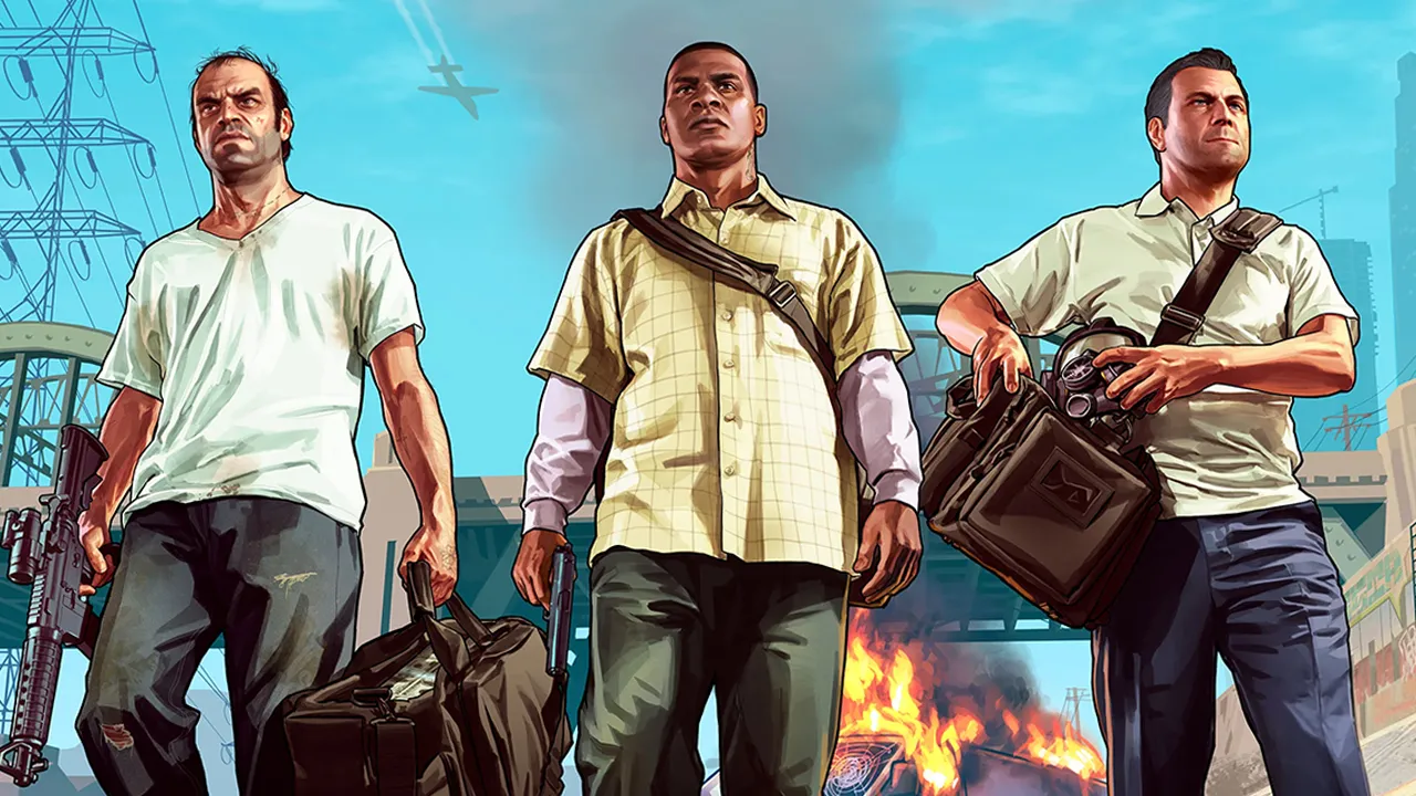 ภาพโปรโมตทางการจาก Rockstar Games (ภาพประชาสัมพันธ์) ผ่าน IGN ประกอบข่าว GTA 5 ขายได้กว่า 230 ล้านชุด ยังมีคนเล่นหลังผ่านมากว่า 10 ปี