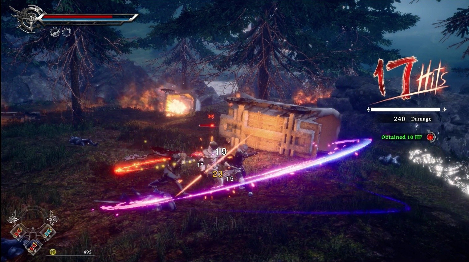 ภาพจากเกม AeternoBlade II: Infinity