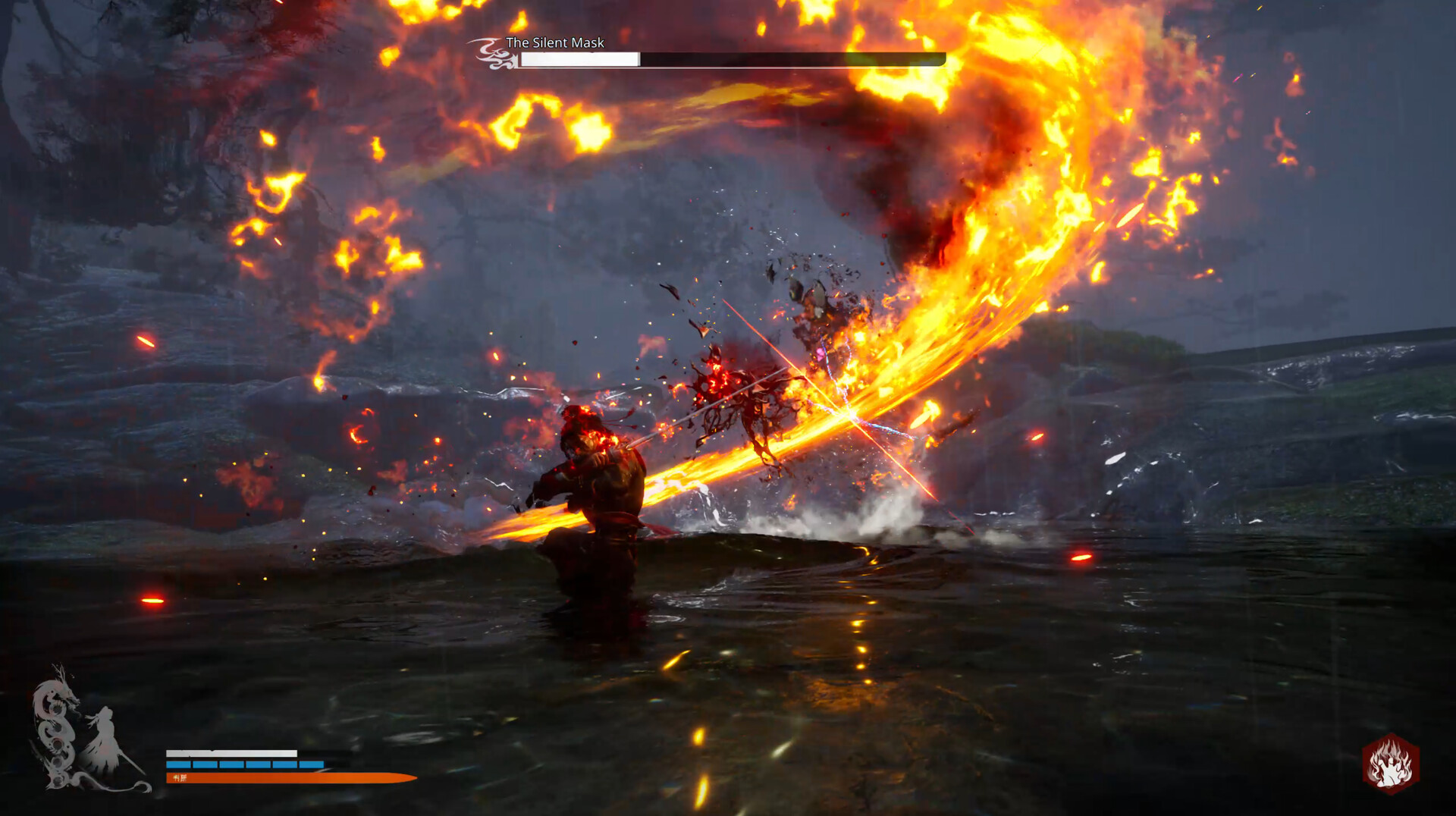 ภาพจากเกม Burning Sword: Death Sun