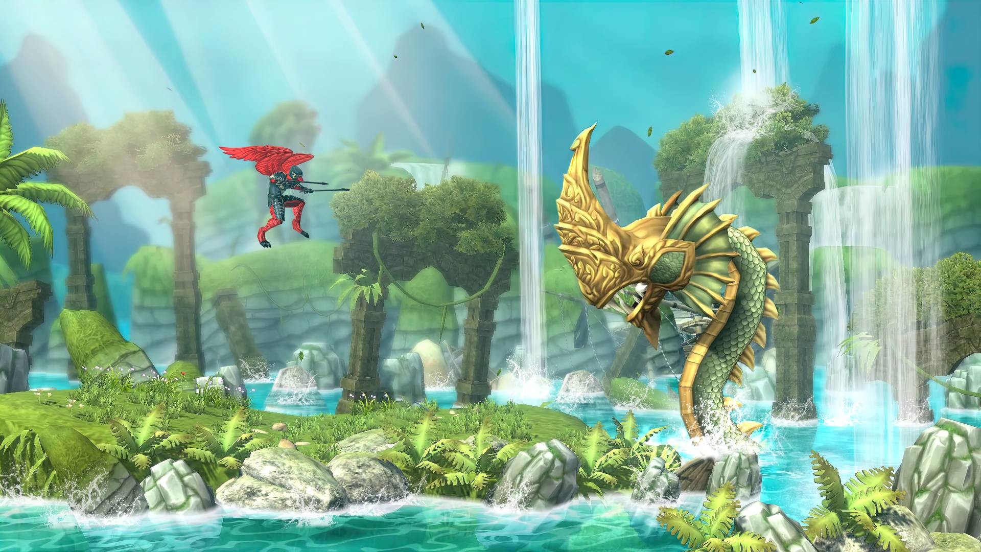 ภาพจากเกม Krut: The Mythic Wings